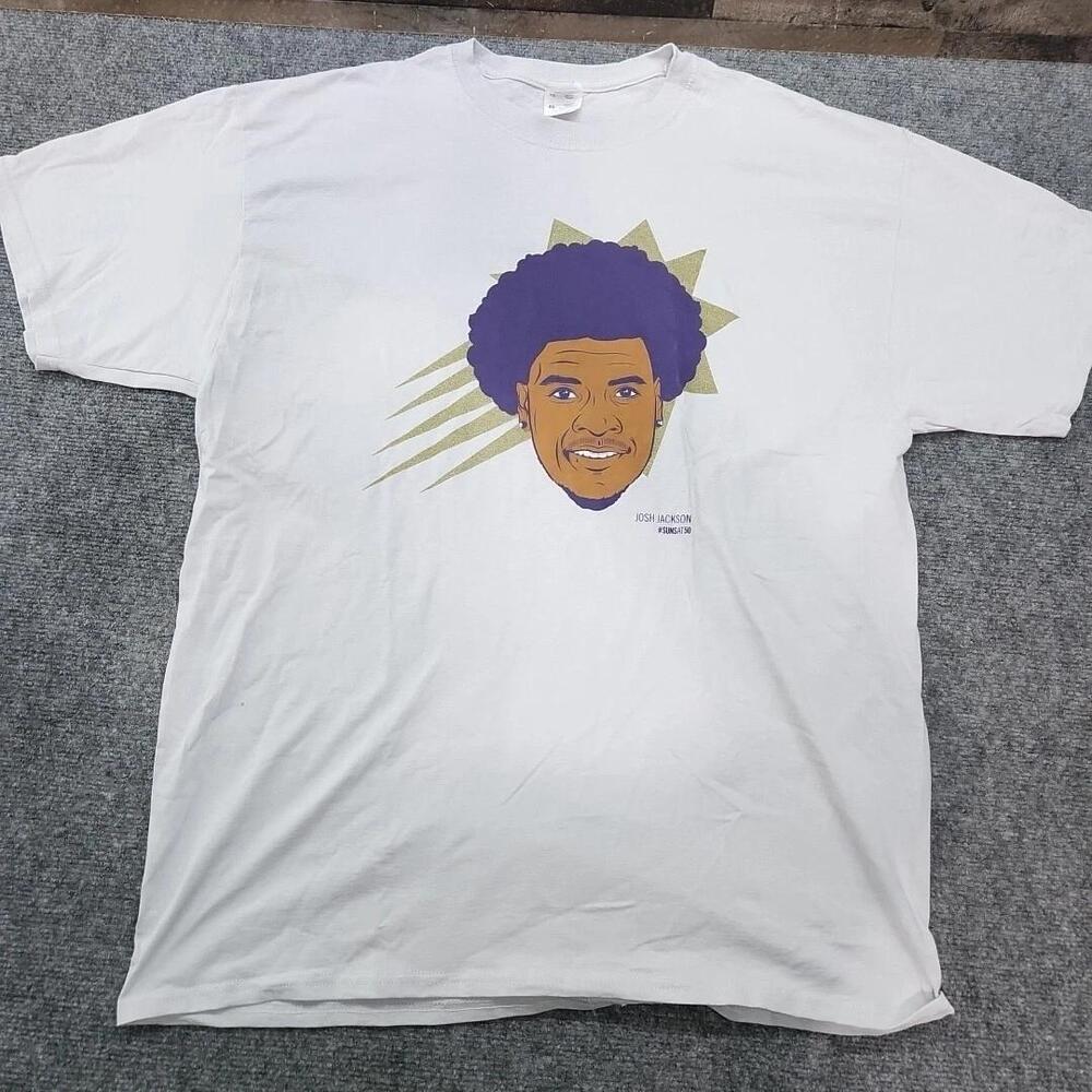 Phoenix Suns T Shirt Men Xl White Summer Josh Jackson Front Graphic 50Th Season